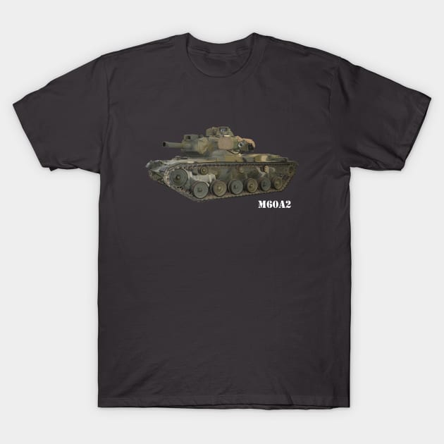 M60A2 Main Battle Tank T-Shirt by Toadman's Tank Pictures Shop